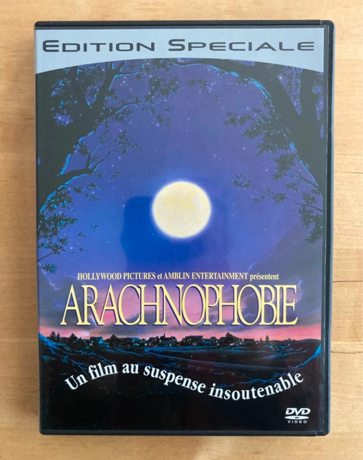 DVD Arachnophobie.